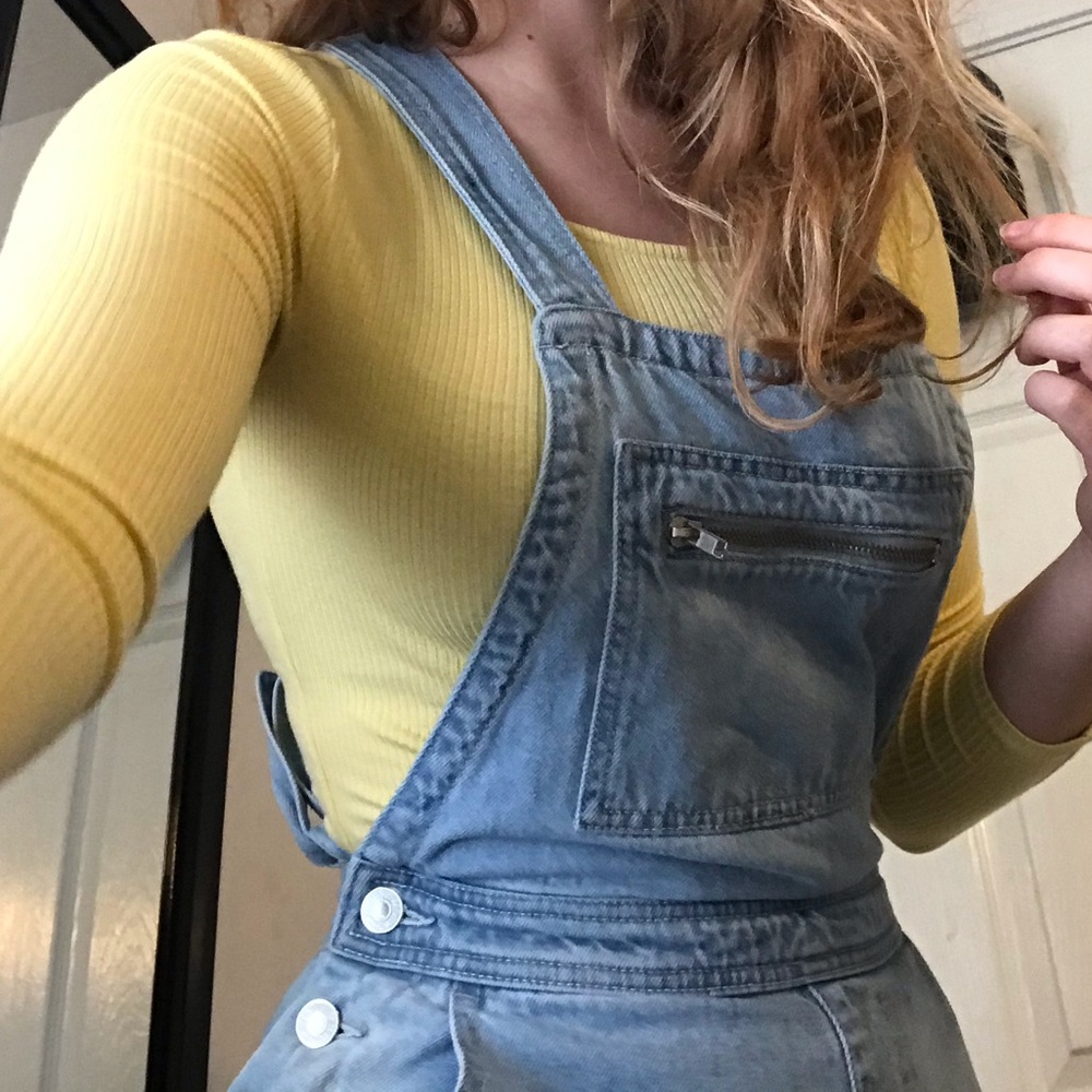 Forever 21 Yellow Bodysuit